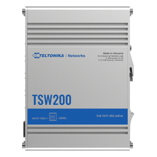 Teltonika TSW200 Industrial PoE+ Ethernet Switch