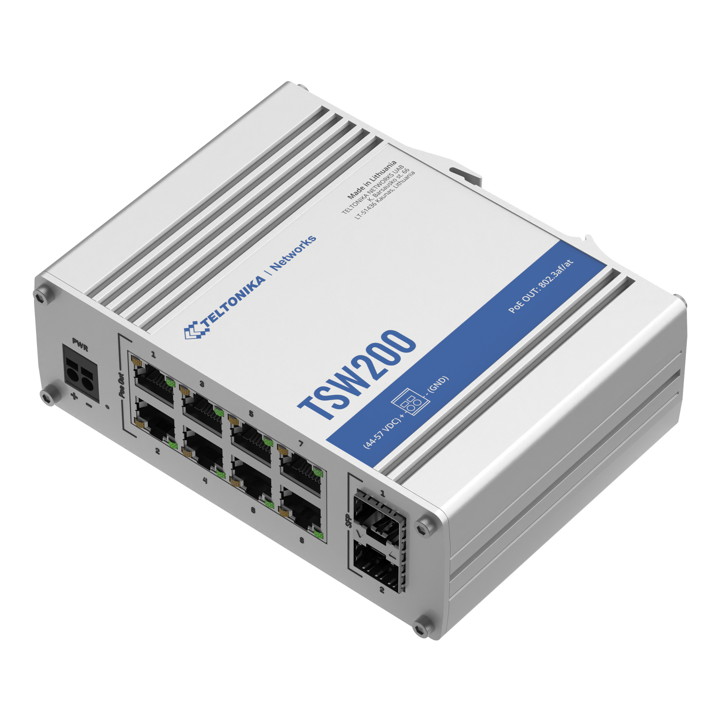 Teltonika TSW200 Industrial PoE+ Ethernet Switch