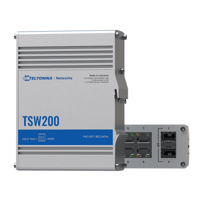 Teltonika TSW200 Industrial PoE+ Ethernet Switch