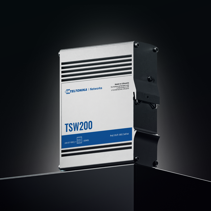 Teltonika TSW200 Industrial PoE+ Ethernet Switch