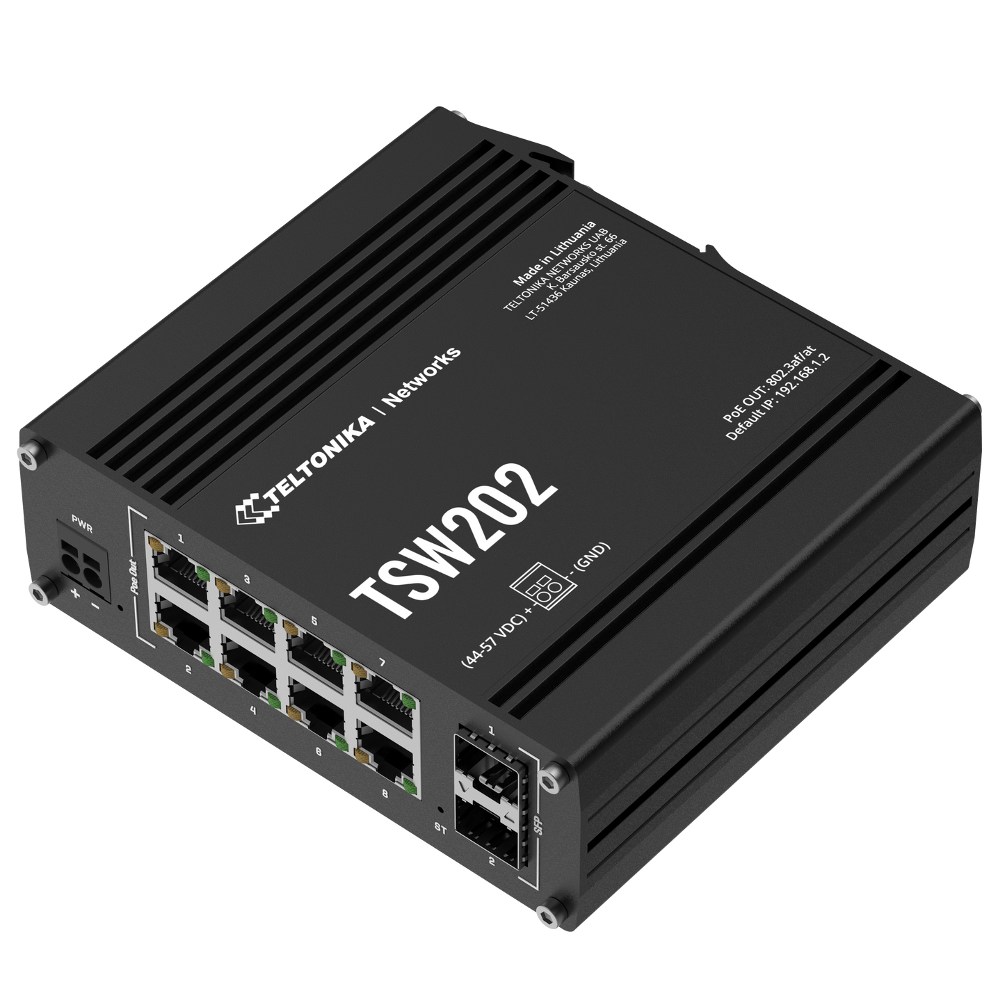 Teltonika TSW202 Managed PoE+ Ethernet Switch