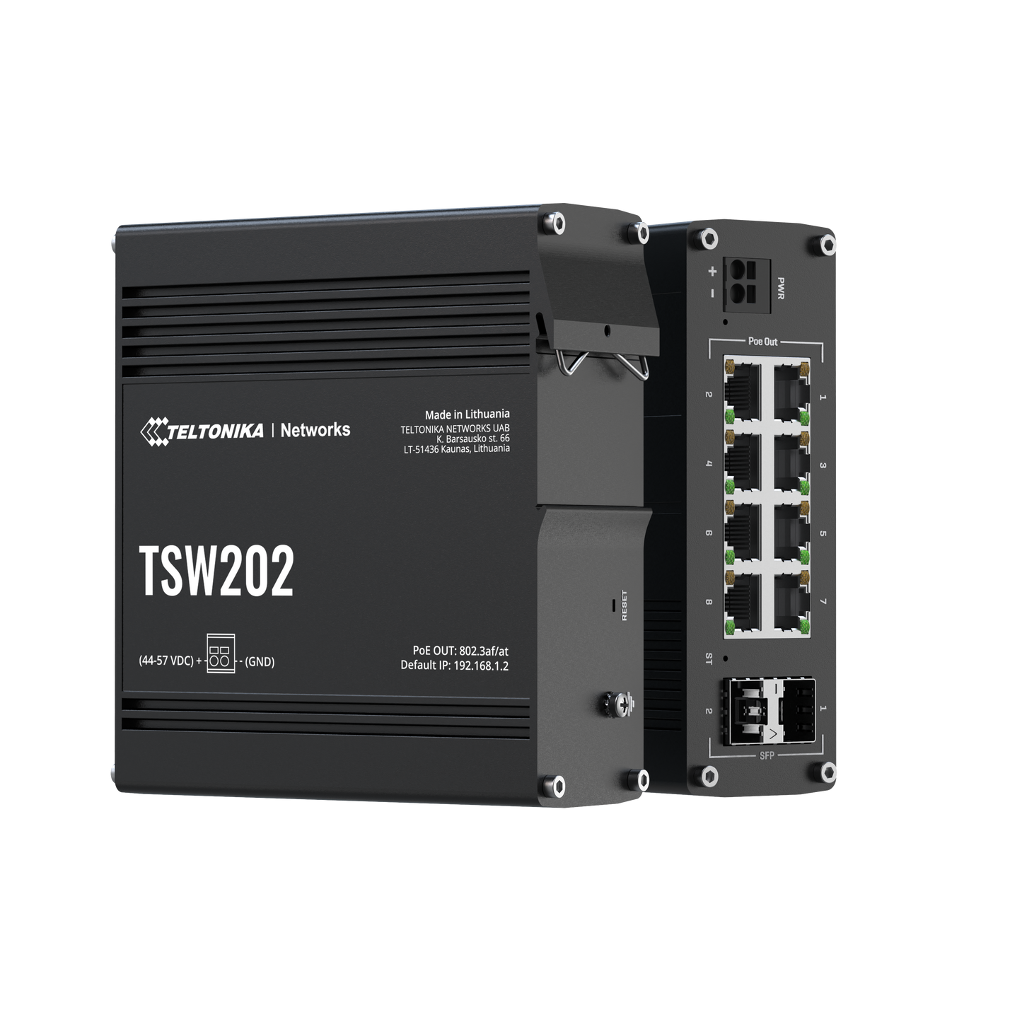 Teltonika TSW202 Managed PoE+ Ethernet Switch