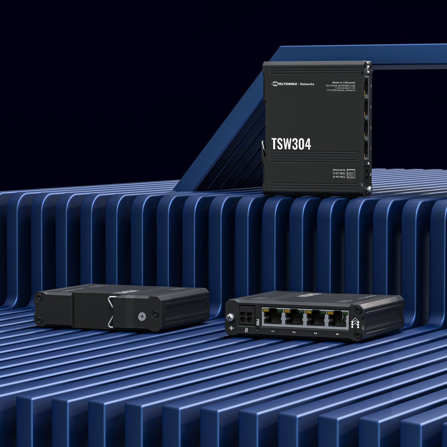 Teltonika TSW304 DIN Rail Ethernet Switch