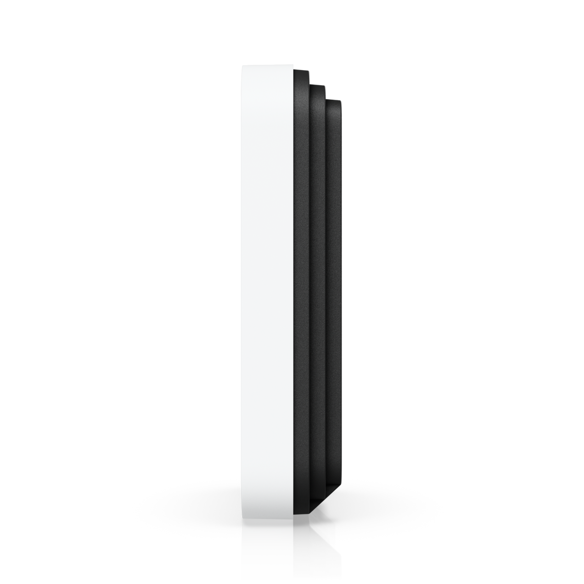 Ubiquiti U7-Pro-XG-Wall UniFi U7 Pro XG Wall side view showing the front panel depth and stepped rear housing