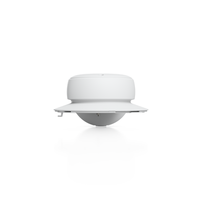 Ubiquiti UACC-AI-MS-4-AM-W UniFi AI Multi Sensor 4 camera arm mount in white, front view showing the circular mounting platform.