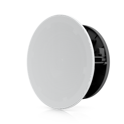 Ubiquiti UACC-In-Ceiling-Speaker UniFi In-Ceiling Speaker angled front view showing grille and recessed mounting assembly