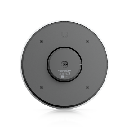 Ubiquiti UACC-In-Ceiling-Speaker UniFi In-Ceiling Speaker rear view showing circular backplate and centre speaker assembly