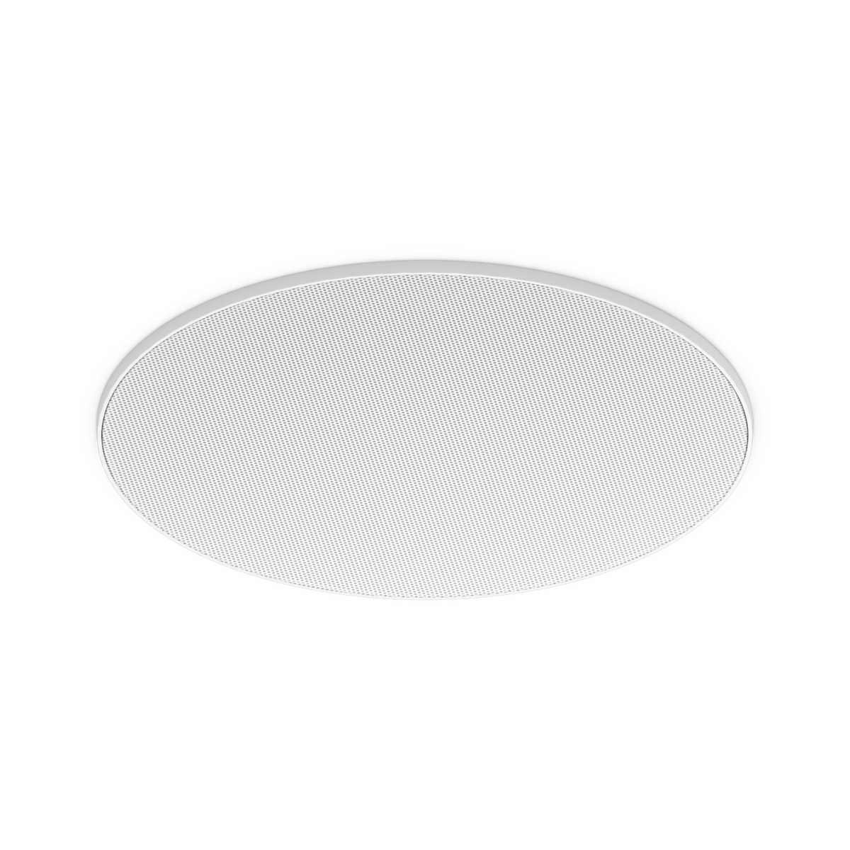 Ubiquiti UACC-In-Ceiling-Speaker UniFi In-Ceiling Speaker low-angle front view showing slim circular grille and bezel