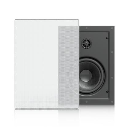 Ubiquiti UACC-In-Wall-Speaker UniFi In-Wall Speaker with grille removed to reveal tweeter and woofer