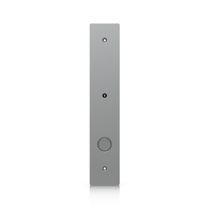 Ubiquiti UACC-Lock-Bolt-Secure UniFi Fail-Secure Bolt Lock front view showing LED indicator, drop bolt and mounting holes