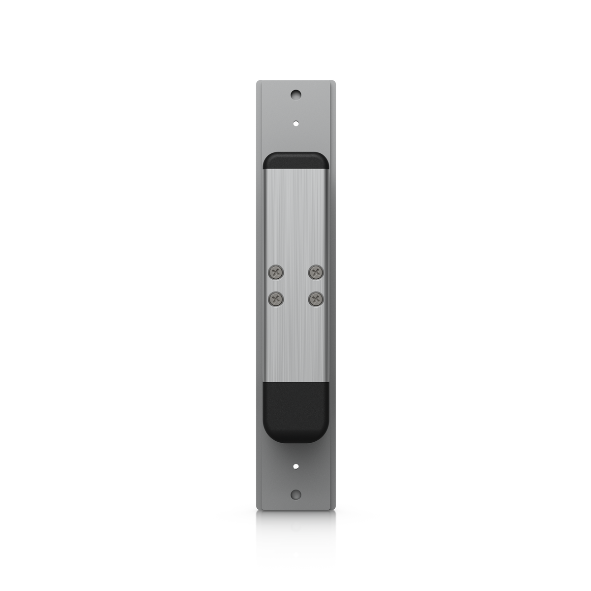 Ubiquiti UACC-Lock-Bolt-Secure UniFi Fail-Secure Bolt Lock rear view showing enclosed lock housing and mounting plate
