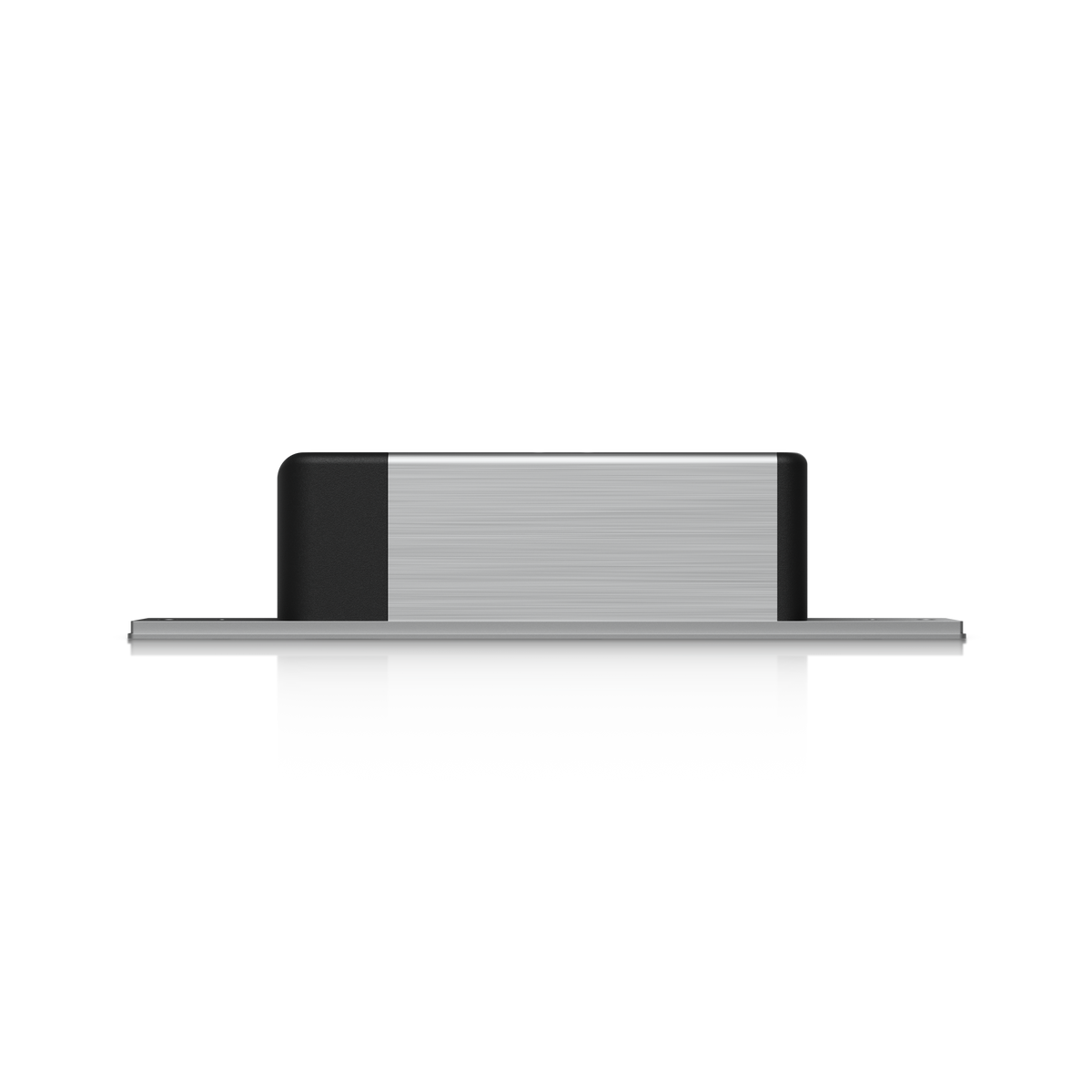 Ubiquiti UACC-Lock-Bolt-Secure UniFi Fail-Secure Bolt Lock rear view showing rectangular lock housing and flush mounting plate