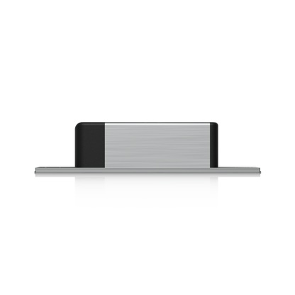 Ubiquiti UACC-Lock-Bolt-Secure UniFi Fail-Secure Bolt Lock rear view showing rectangular lock housing and flush mounting plate