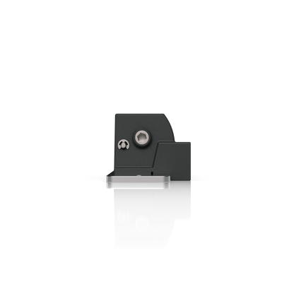 Ubiquiti UACC-Lock-Strike-Safe-15mm UniFi Standard 15mm Fail-Safe Strike Lock, end view showing hex socket fastener and retaining clip