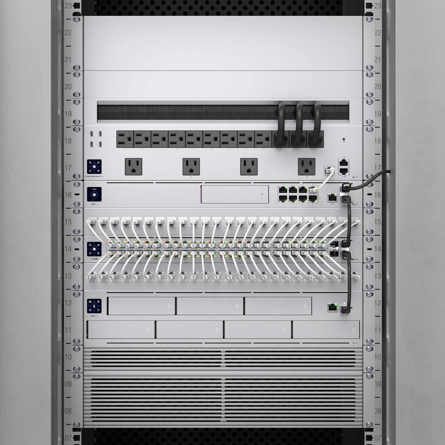 Ubiquiti UACC-Rack-Panel-OCD UniFi Rack Mount OCD Panel