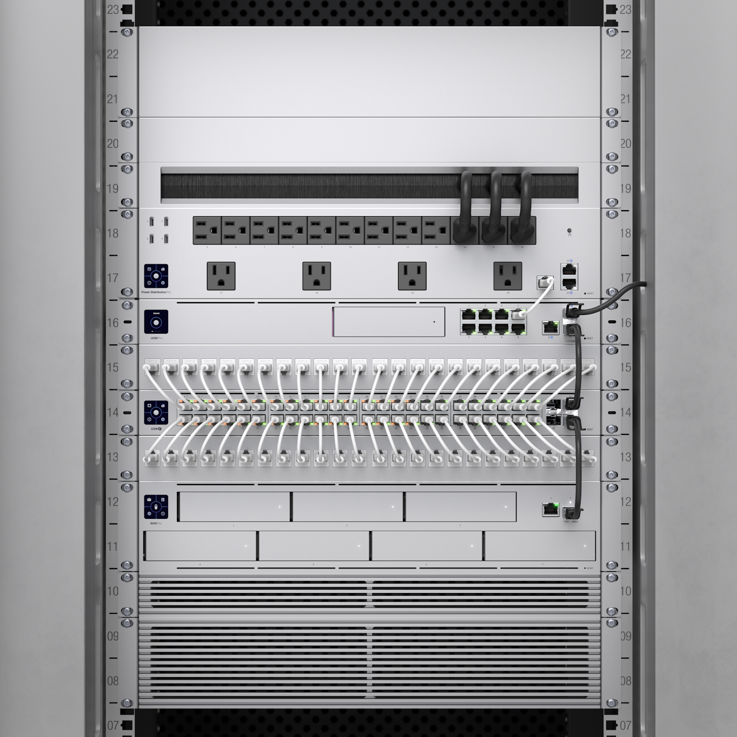 Ubiquiti UACC-Rack-Panel-OCD UniFi Rack Mount OCD Panel