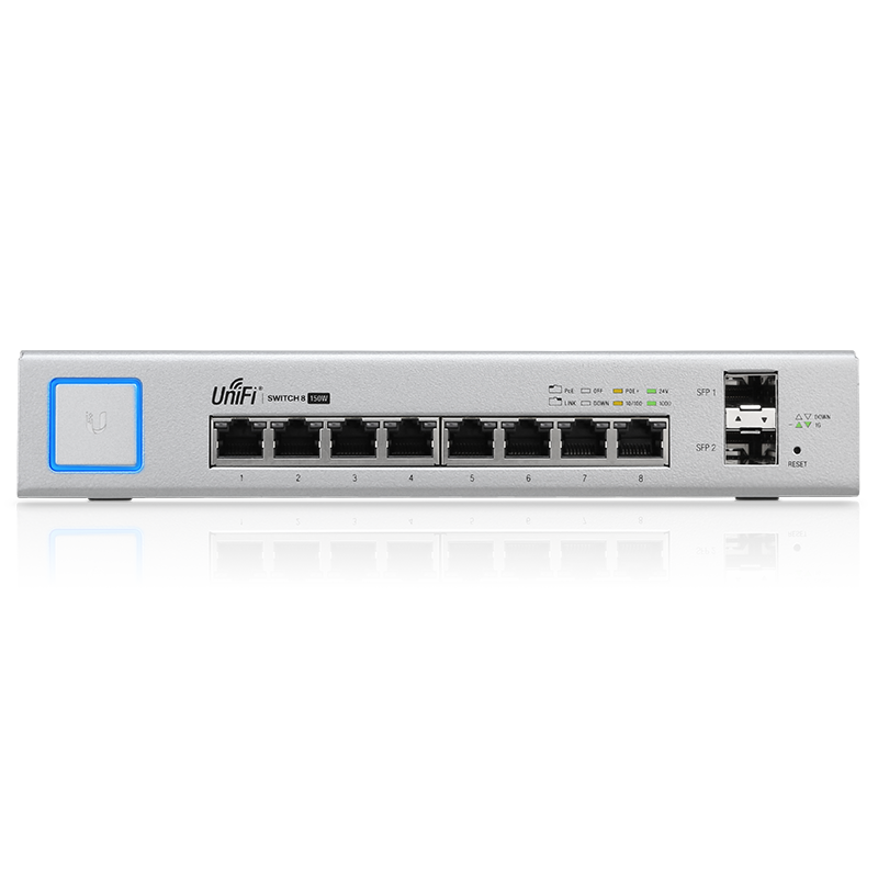 Ubiquiti US-8-150W UniFi 8 PoE, SFP (Gen1) Switch