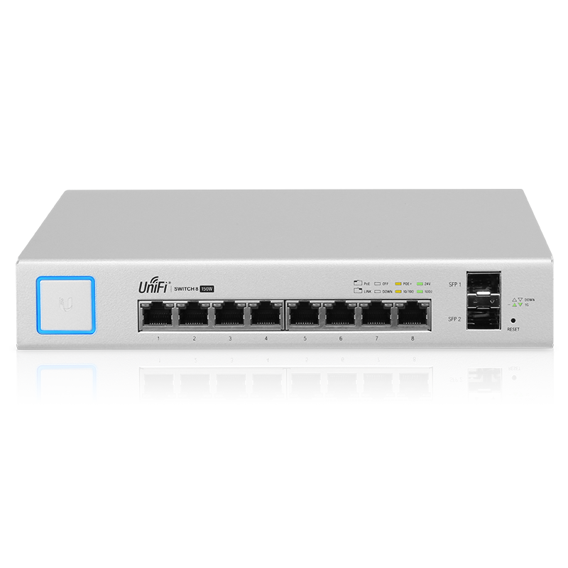 Ubiquiti US-8-150W UniFi 8 PoE, SFP (Gen1) Switch