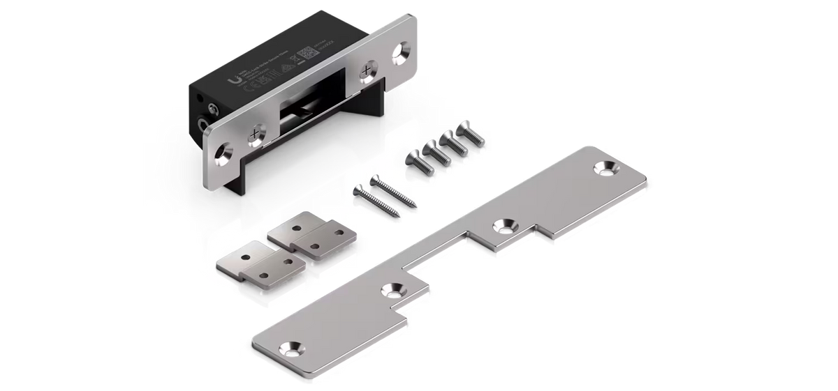 Ubiquiti UACC-Lock-Strike-Secure-15mm UniFi Standard 15mm Fail-Secure Strike Lock – What’s included in the box
