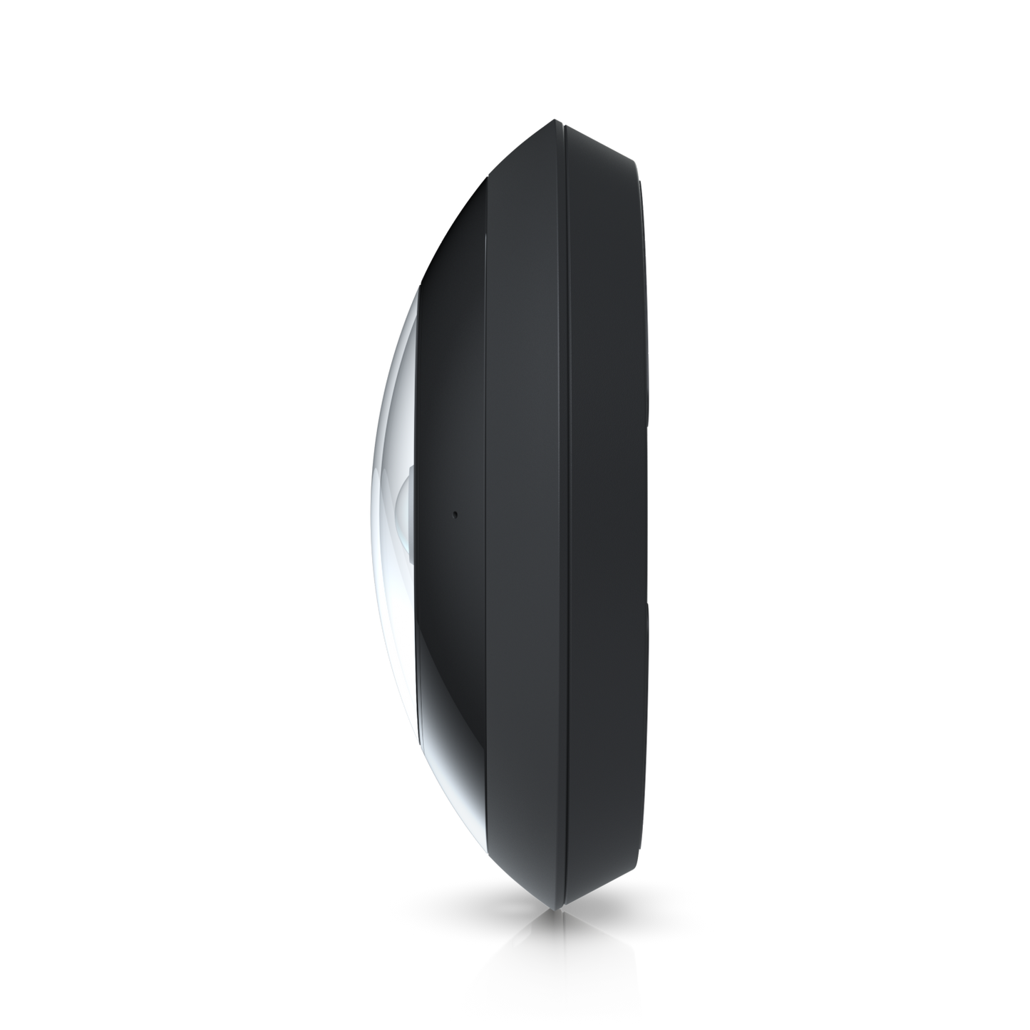 Side profile view of the Ubiquiti UVC-AI-360 UniFi AI 360 Camera in Black