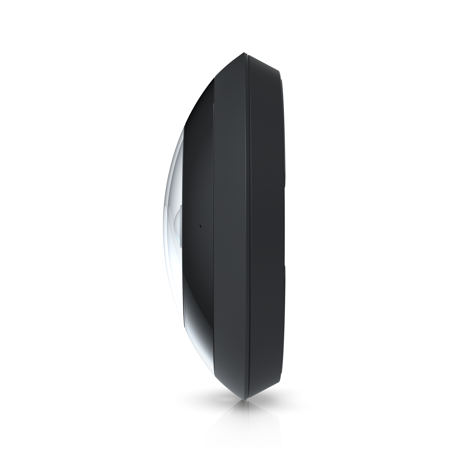 Side profile view of the Ubiquiti UVC-AI-360 UniFi AI 360 Camera in Black