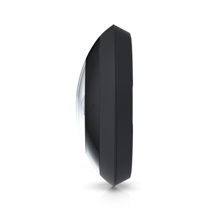 Side profile view of the Ubiquiti UVC-AI-360 UniFi AI 360 Camera in Black