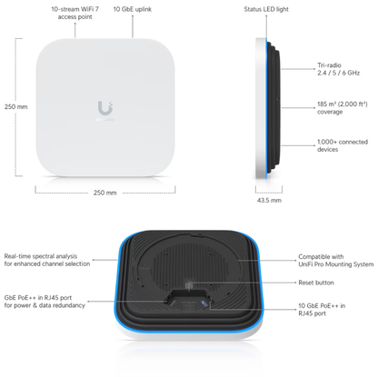 Ubiquiti UniFi E7 Enterprise WiFi 7 Access Point