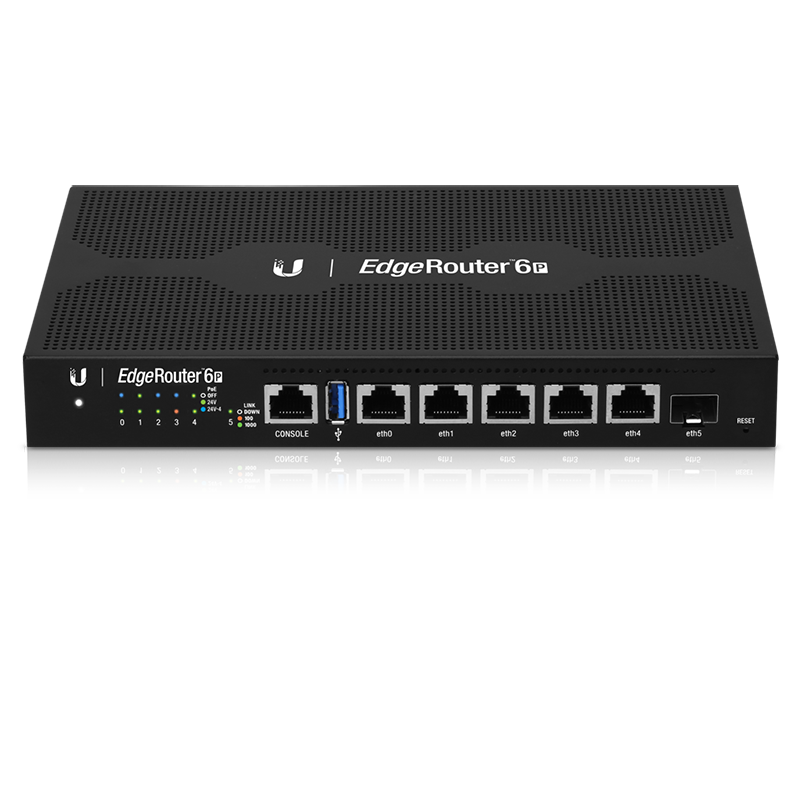 Ubiquiti ER-6P UISP EdgeRouter 6 PoE Gigabit Router