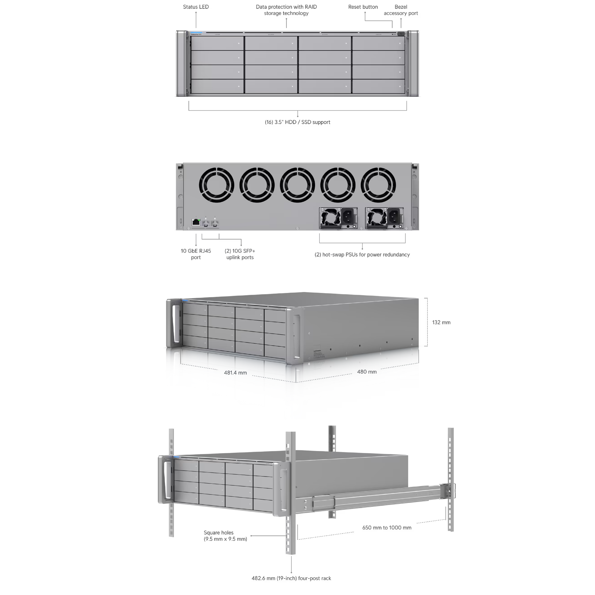 Ubiquiti ENVR UniFi Enterprise Network Video Recorder