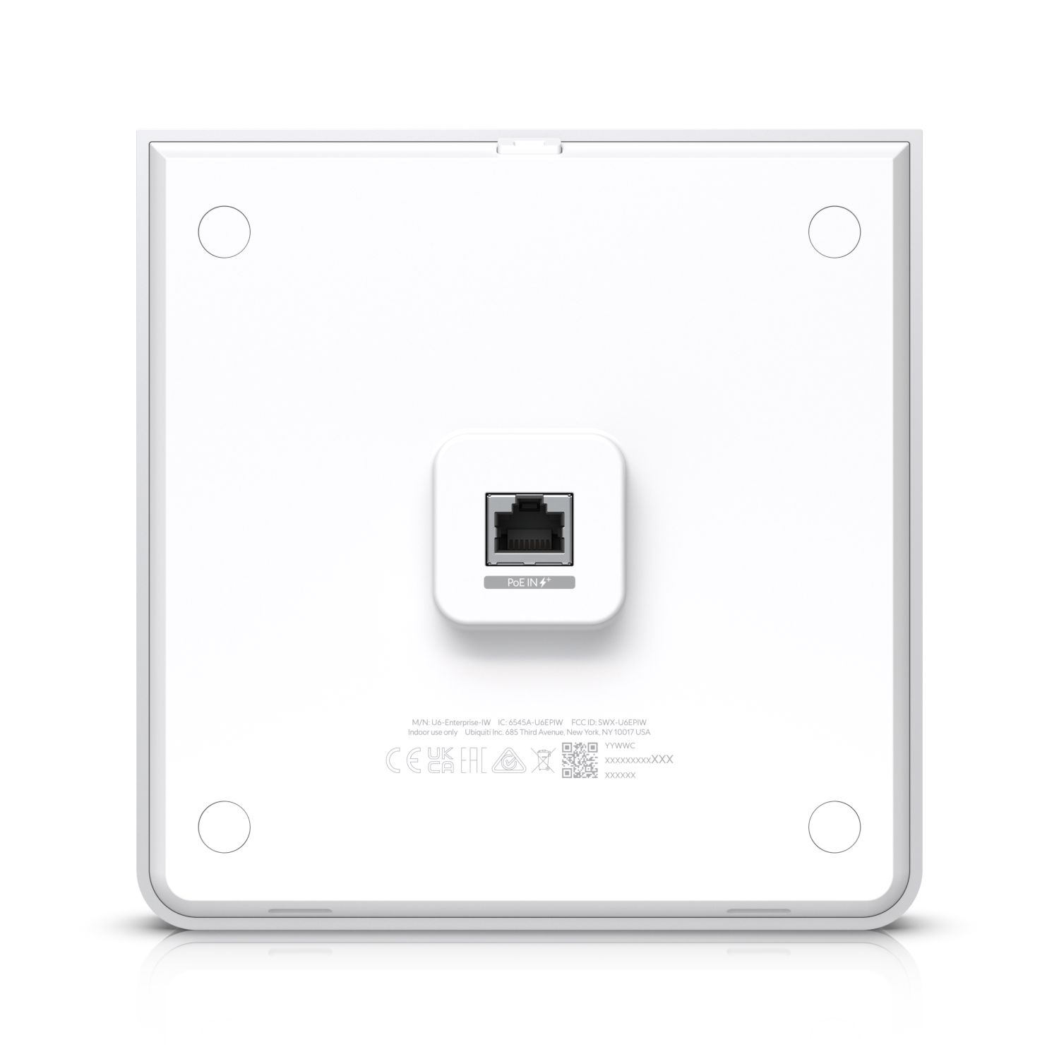 Ubiquiti U6 Enterprise In-Wall — WiFi 6E Access Point