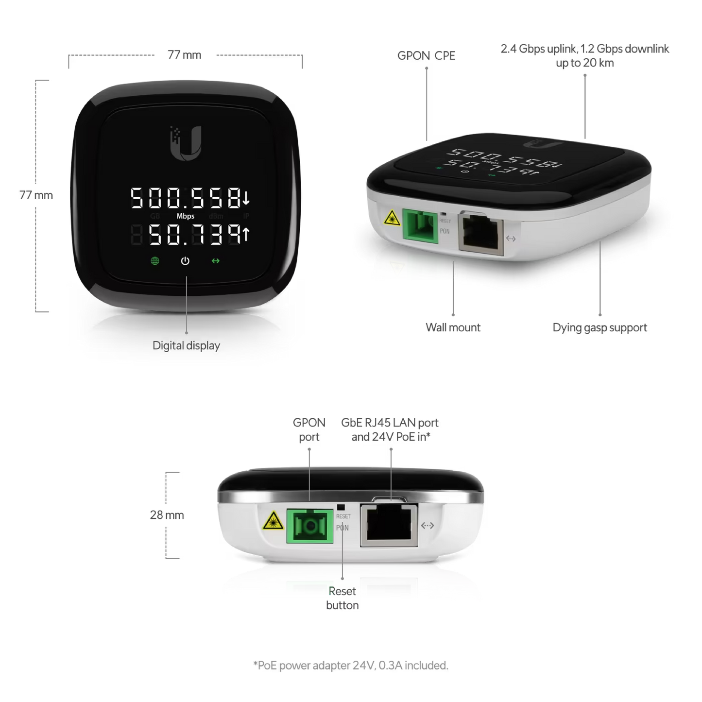 Ubiquiti UF-Nano UISP Fiber Nano GPON CPE