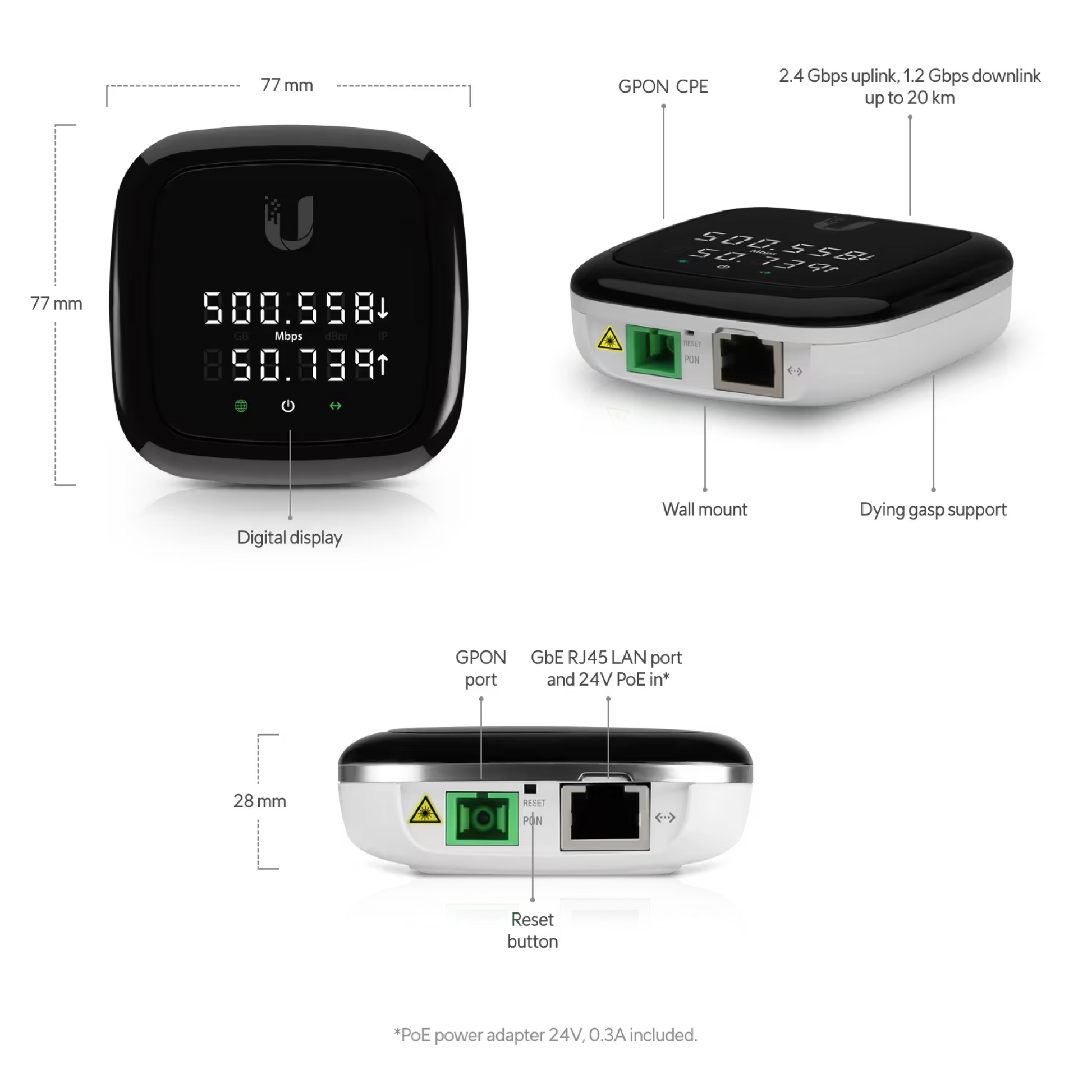 Ubiquiti UF-Nano UISP Fiber Nano GPON CPE