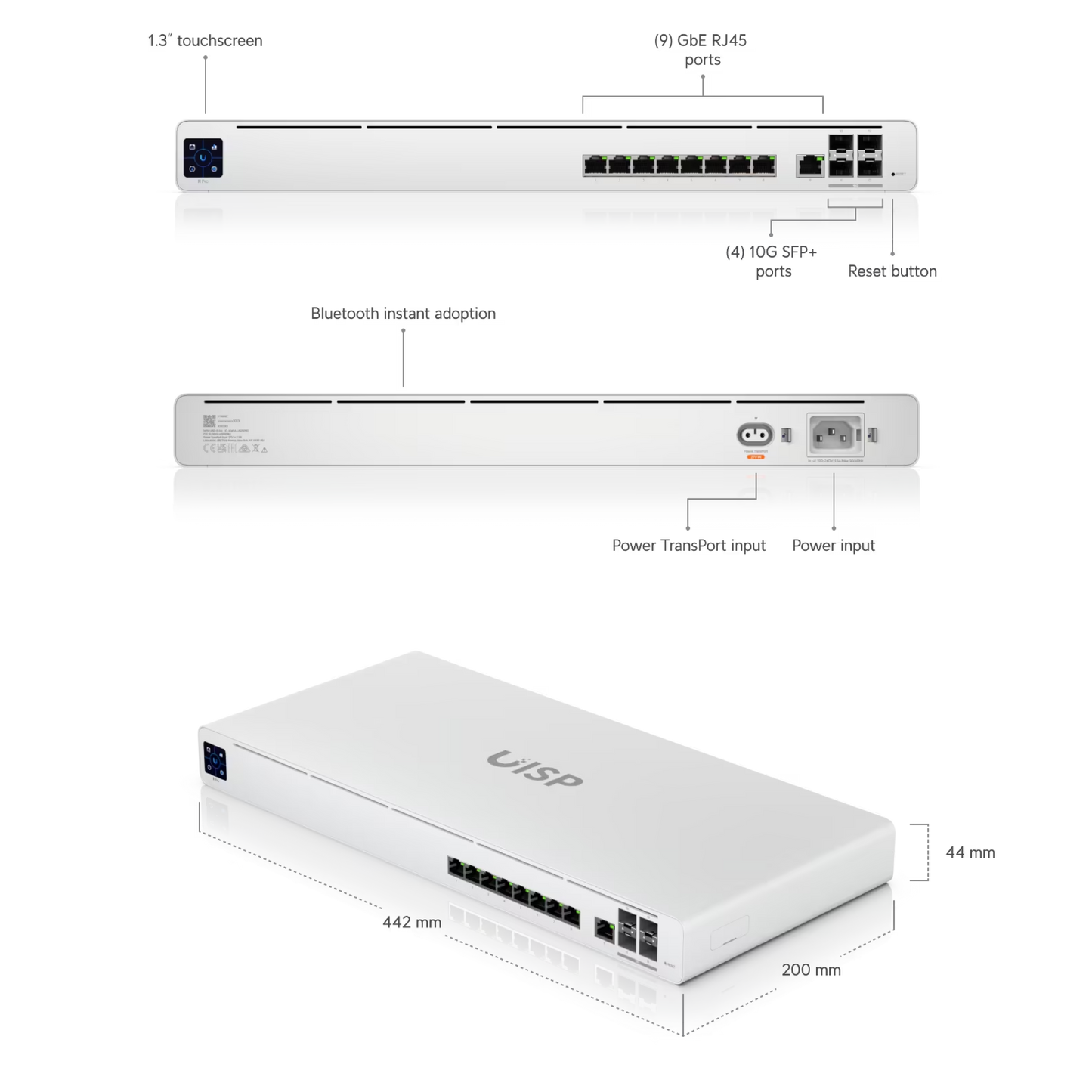 Ubiquiti UISP-R-Pro UISP Router Pro 10 GbE ISP Router