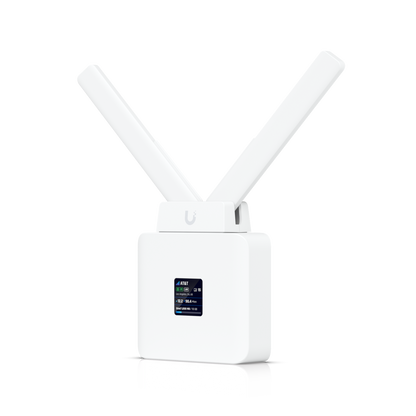 Angled view of the Ubiquiti UMR UniFi Mobile Router