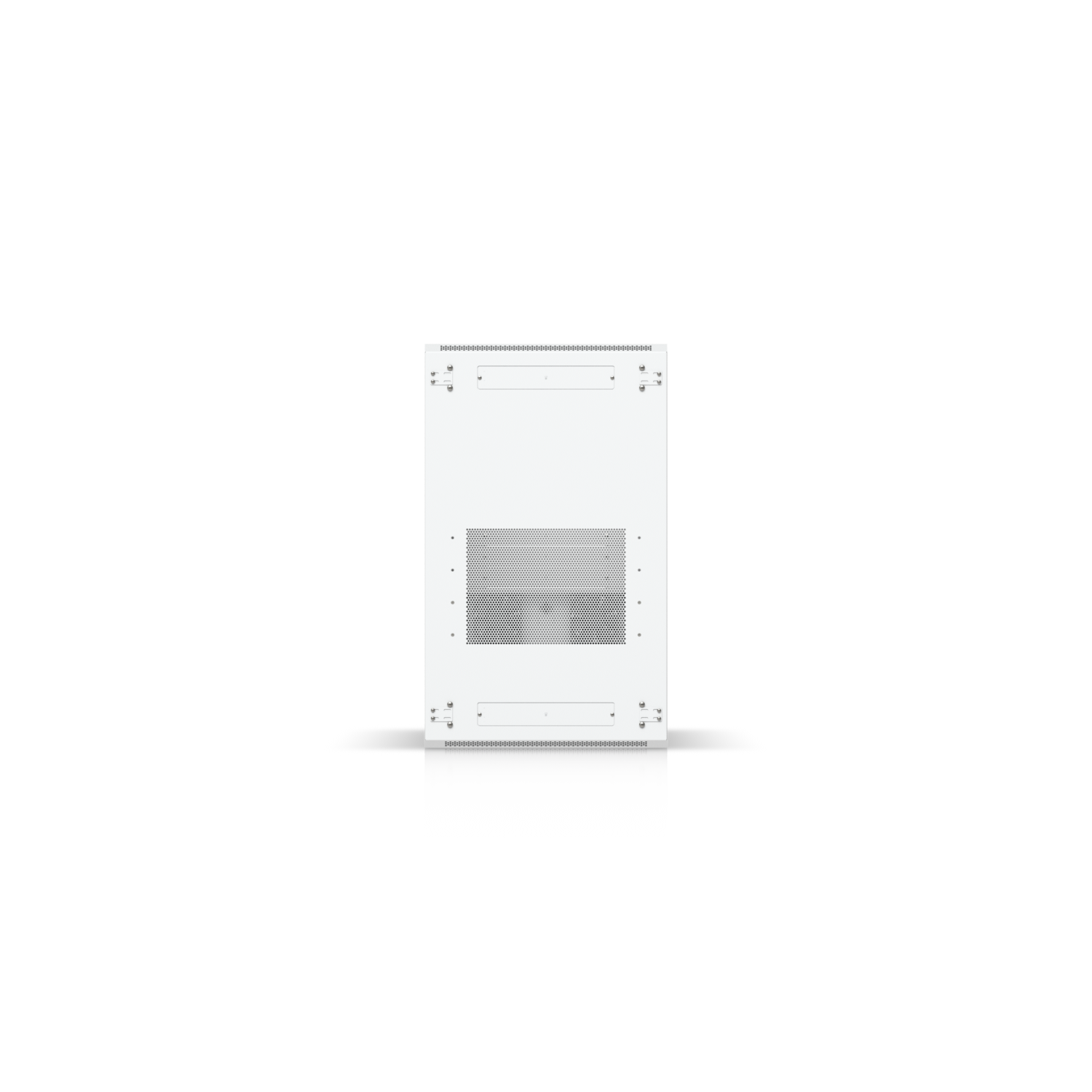 Top view of Ubiquiti UACC-Rack-42U cabinet showing ventilation grille and removable cable entry panels