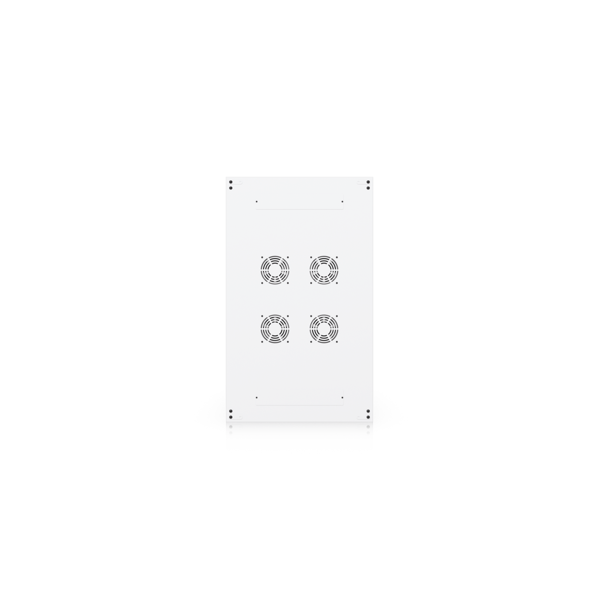 Ubiquiti UACC-Rack-42U-1000-G UniFi 1000mm 42U rack cabinet top view showing four ventilation fan openings