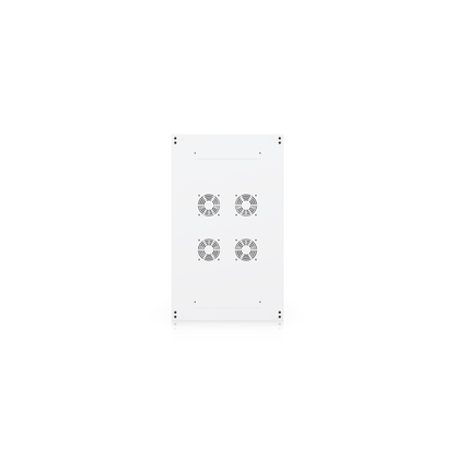 Ubiquiti UACC-Rack-42U-1000-G UniFi 1000mm 42U rack cabinet top view showing four ventilation fan openings
