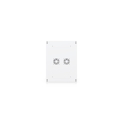 Ubiquiti UACC-Rack-42U-800-G UniFi 800mm 42U Rack Cabinet top view showing dual pre-installed fan modules