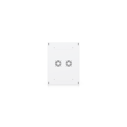 Top view of Ubiquiti UACC-Rack-42U-800-P cabinet showing dual cooling fan mounting points