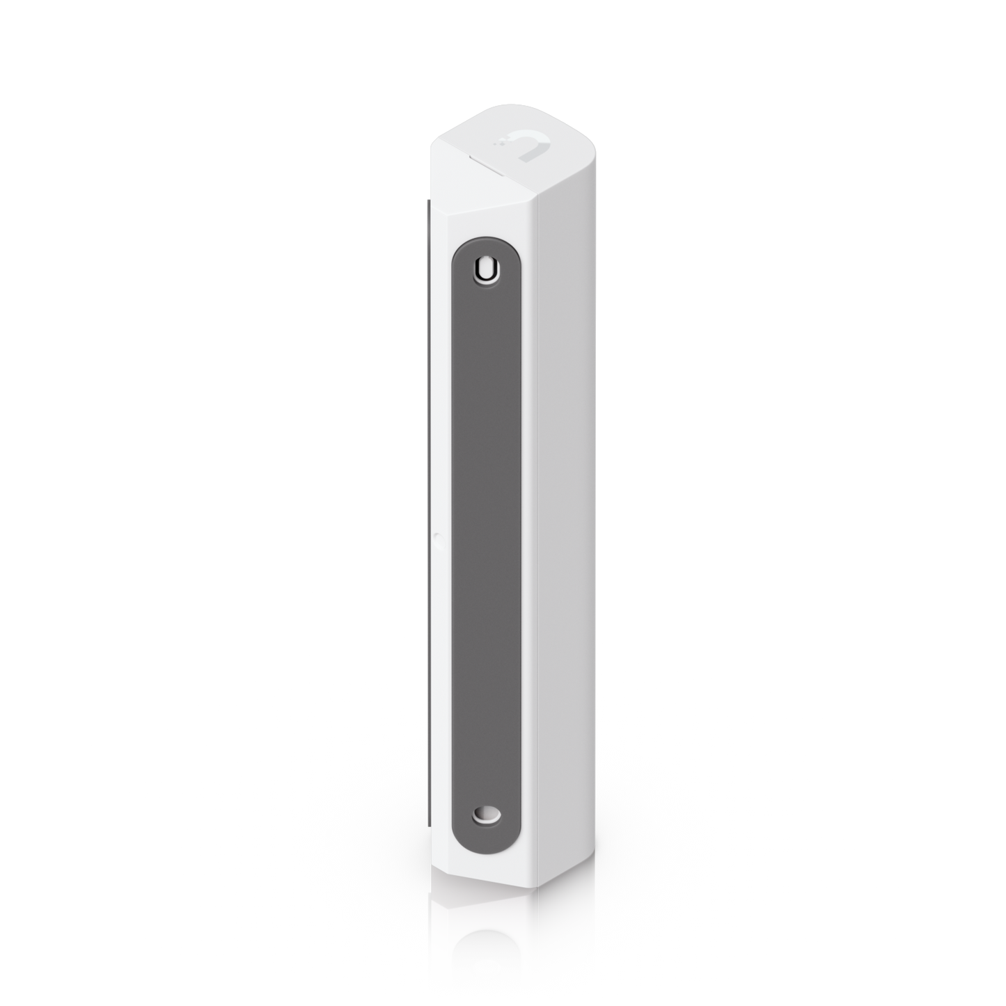 Rear-side view of the Ubiquiti USL-GlassBreak UniFi sensor showing the mounting strip and fixing openings