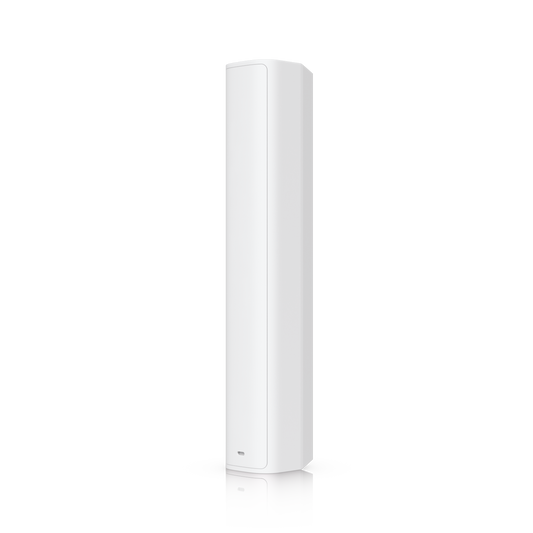 Angled front view of the Ubiquiti USL-GlassBreak UniFi Glass Break Sensor showing its slim profile