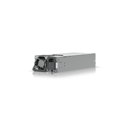 Ubiquiti UACC-PSU-12V-150W UniFi 150W hot-swappable power module, low side angle with cooling fan, IEC inlet and release handle