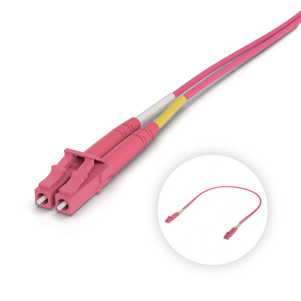 Ubiquiti UACC-OFC-M2-LULU UniFi OM4 Duplex LC UPC Fiber Patch Cable