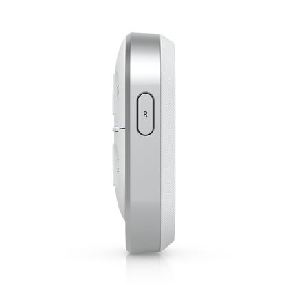 Ubiquiti UniFi Remote Control KeyFob USL-FOB right-side profile showing its slim housing and R button.