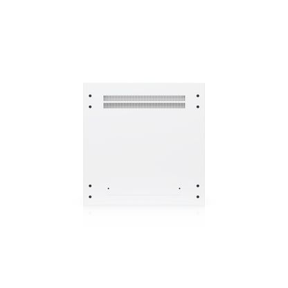 Ubiquiti UACC-Rack-12U-Wall-600-P UniFi 12U Rack Cabinet bottom view with ventilation slots, mounting points and cable entry panel