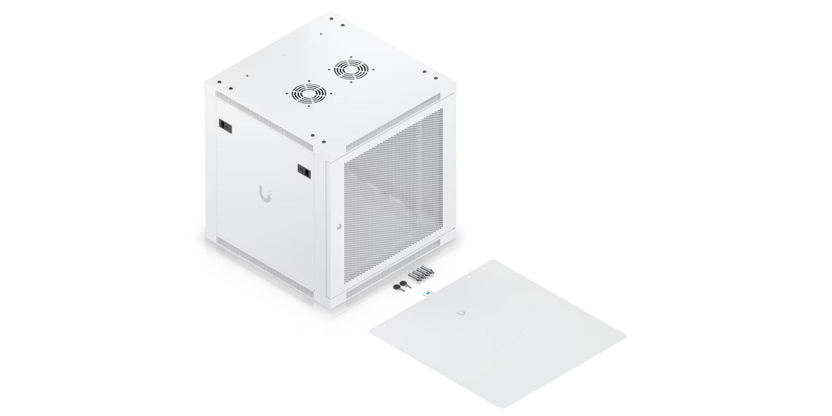 Ubiquiti UACC-Rack-12U-Wall-600-P UniFi Standard 12U Rack Cabinet with Perforated Front Door – What’s included in the box