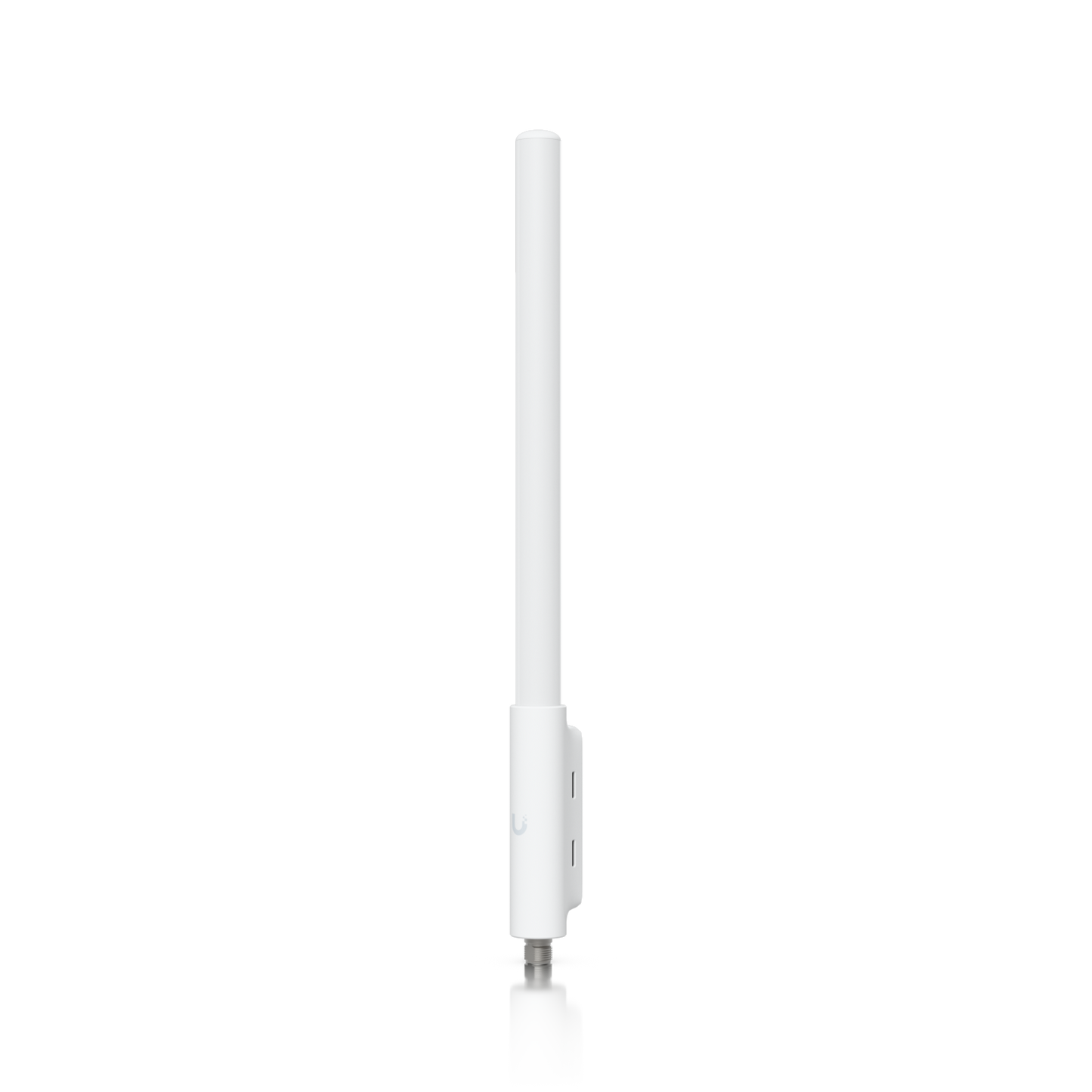 UACC-USL-ANT-HG UniFi SuperLink high-gain antenna shown from a front-side angle with integrated mounting bracket