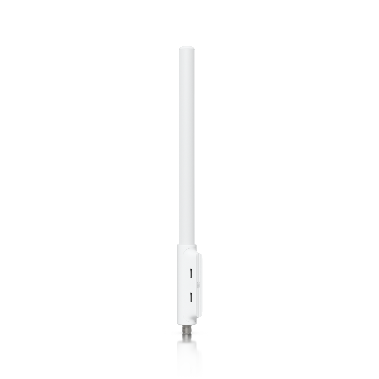 Ubiquiti UACC-USL-ANT-HG high-gain antenna in side profile with mounting bracket and recessed fixing points