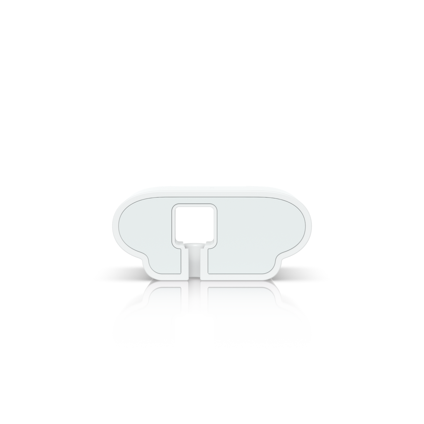Underside view of the Ubiquiti UACC-UK-Ultra-TS table stand with shaped base and cable opening