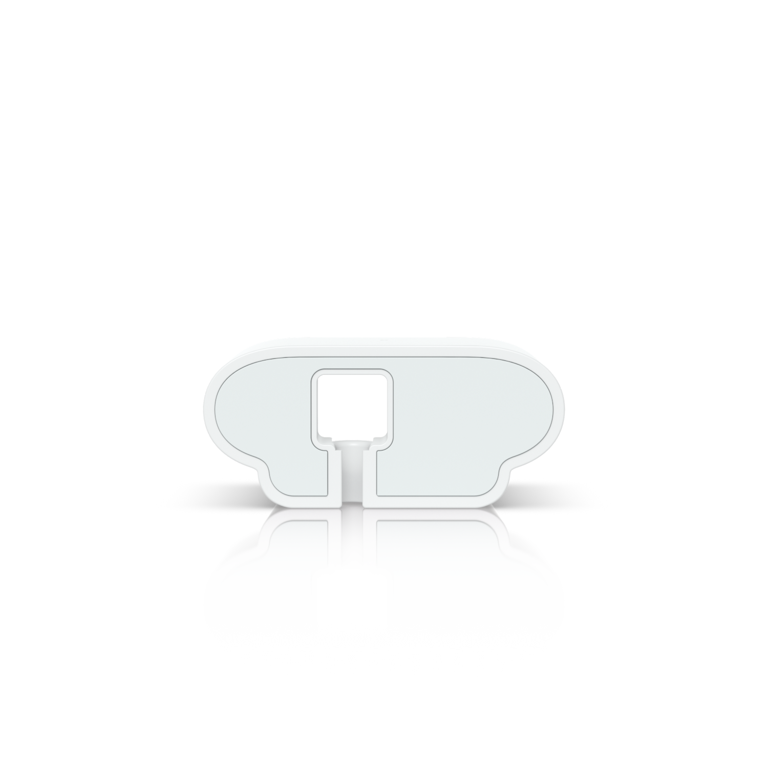 Underside view of the Ubiquiti UACC-UK-Ultra-TS table stand with shaped base and cable opening